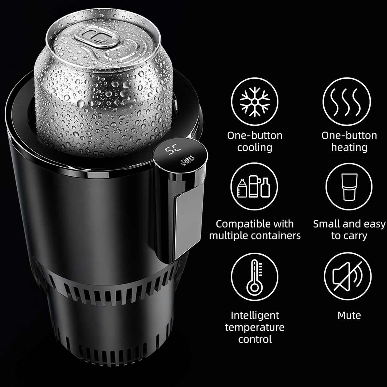 Kubek Termiczny z Funkcją Chłodzenia i Podgrzewania 2w1